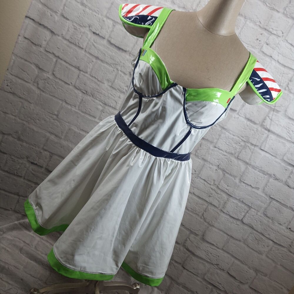 Buzz Lightyear Costume Dress Star Commander Sz Med Trickz N Treatz Dolls Kill